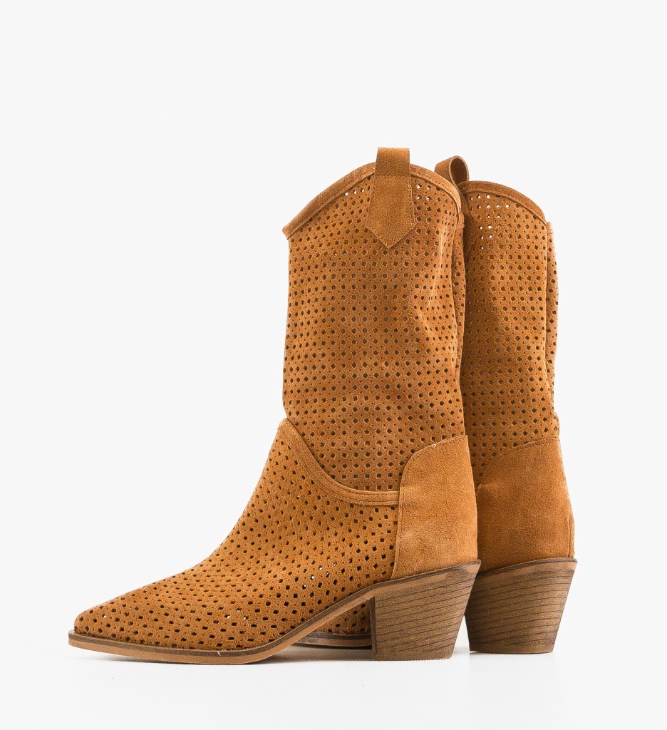 Botine Dama Tersa Camel | Eleganță și Stil - imagine 4