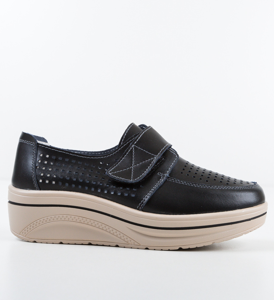 Pantofi Casual Rezolito Negri Confort