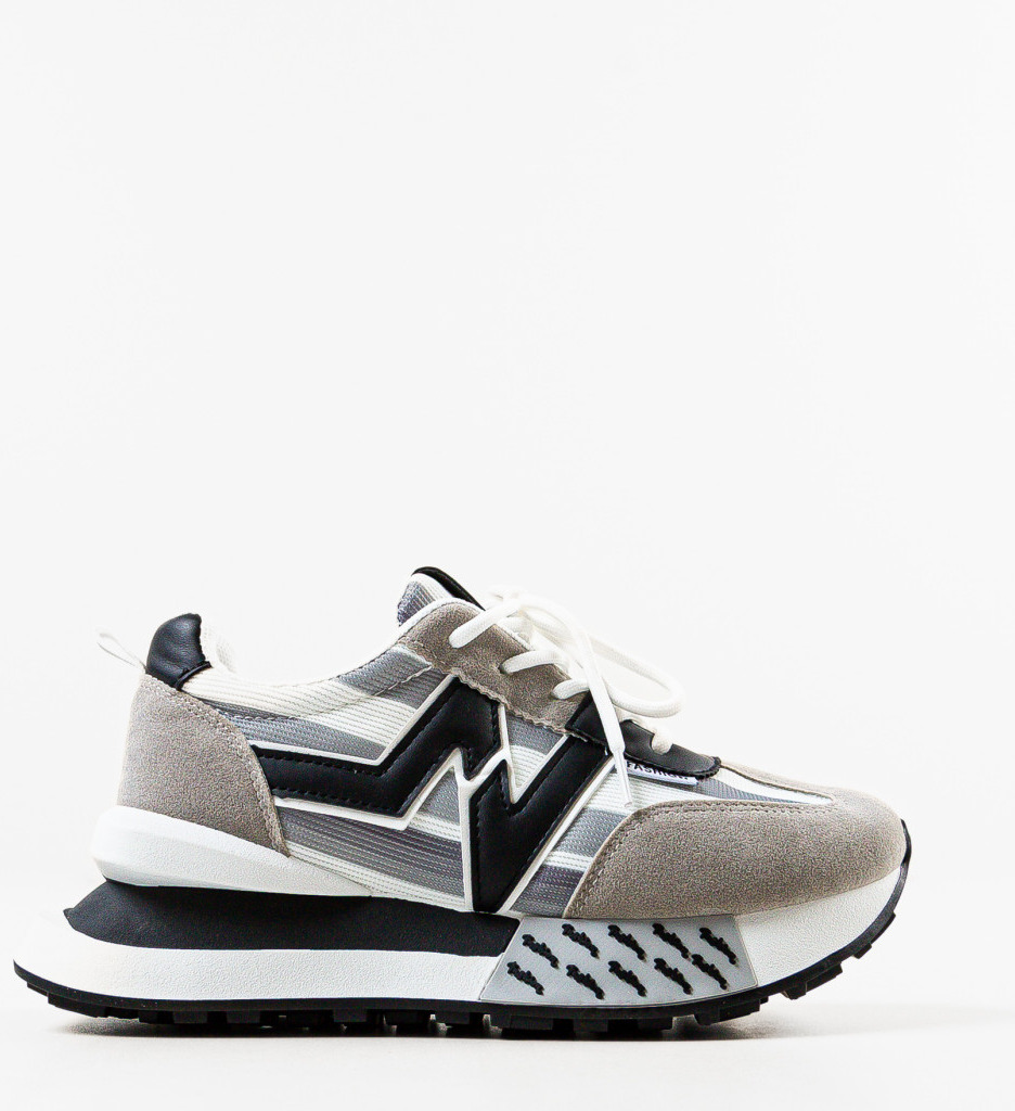 Sneakers Dama Dante Gri - Confort și Stil - imagine 5