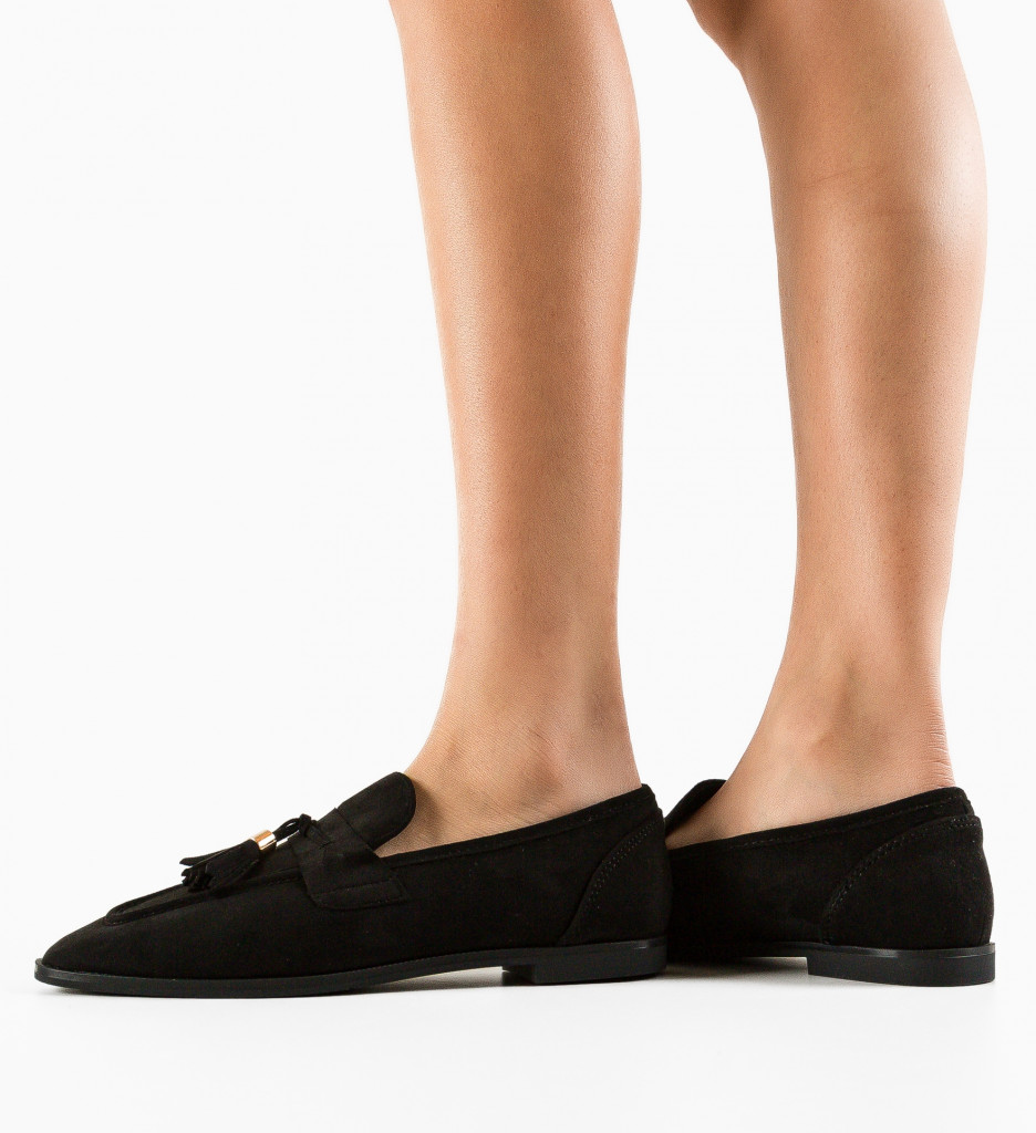 Pantofi Casual Dama Lusintia Negri | Stil & Confort - imagine 2