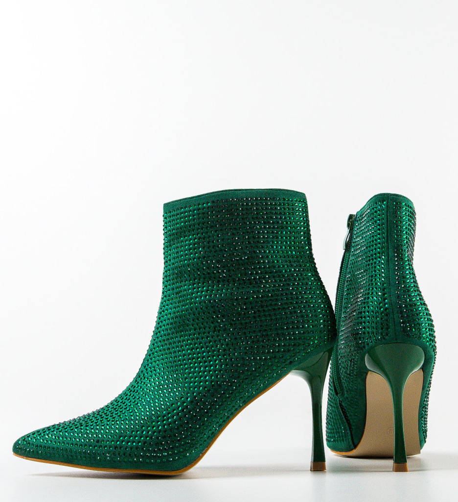 Botine Dama Zayne Verzi - Eleganță și Stil - imagine 7