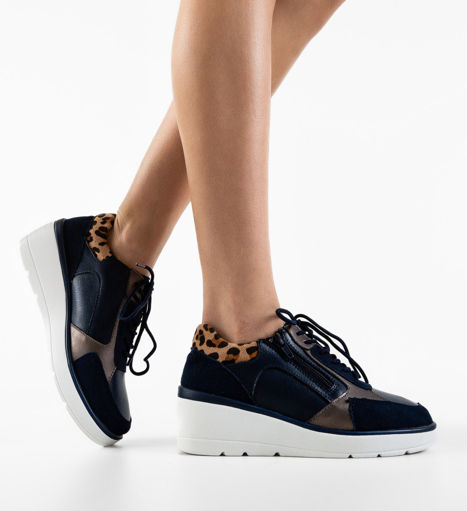 Sneakers Nysa Bleumarin - Confort și Stil - imagine 3