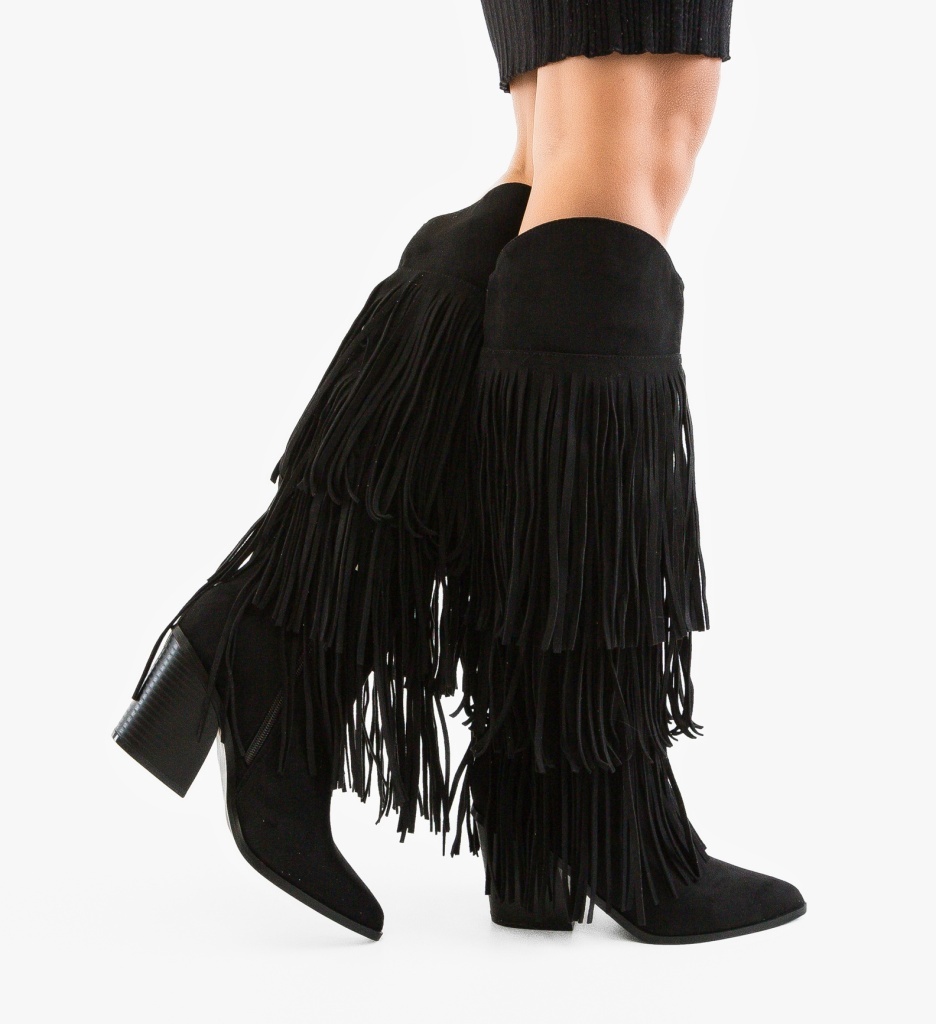 Cizme Dama Kanyb Negre – Eleganță și Stil Urban - imagine 4