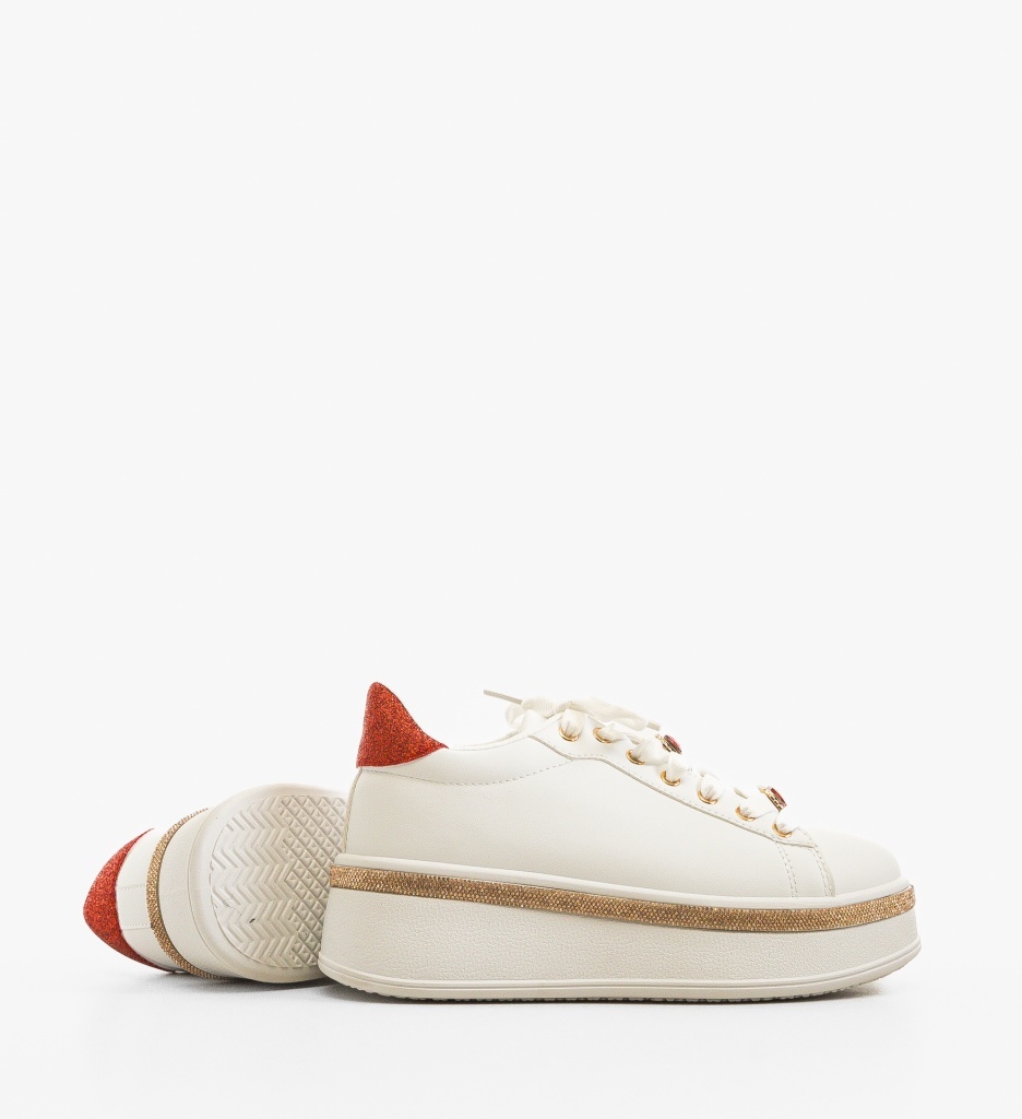 Sneakers Dama Weland Rosii | Confort și Stil - imagine 4