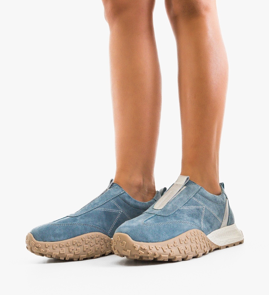 Sneakers dama Florena albaștri | Confort sport - imagine 3