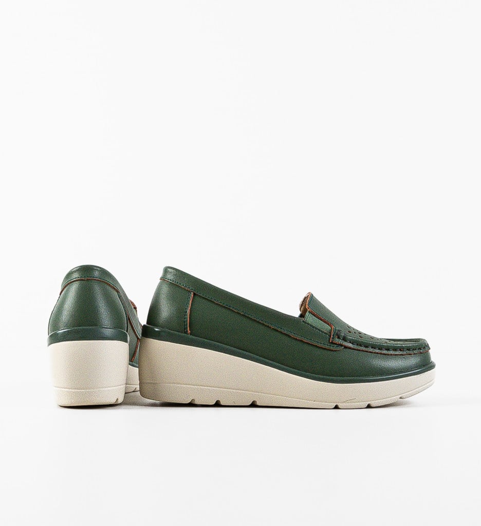 Pantofi Casual Verzi Atic | Confort Zilnic - imagine 6