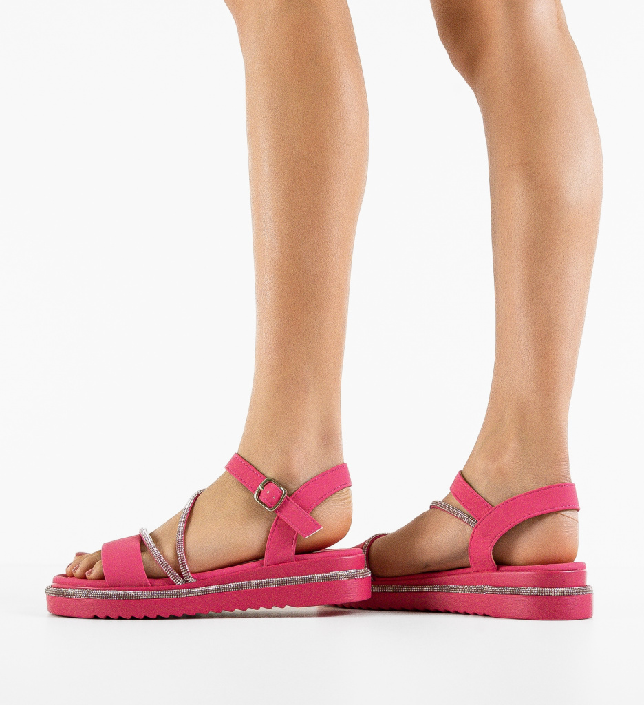 Platforme Dama Jala Fuchsia - Eleganță și Confort - imagine 3