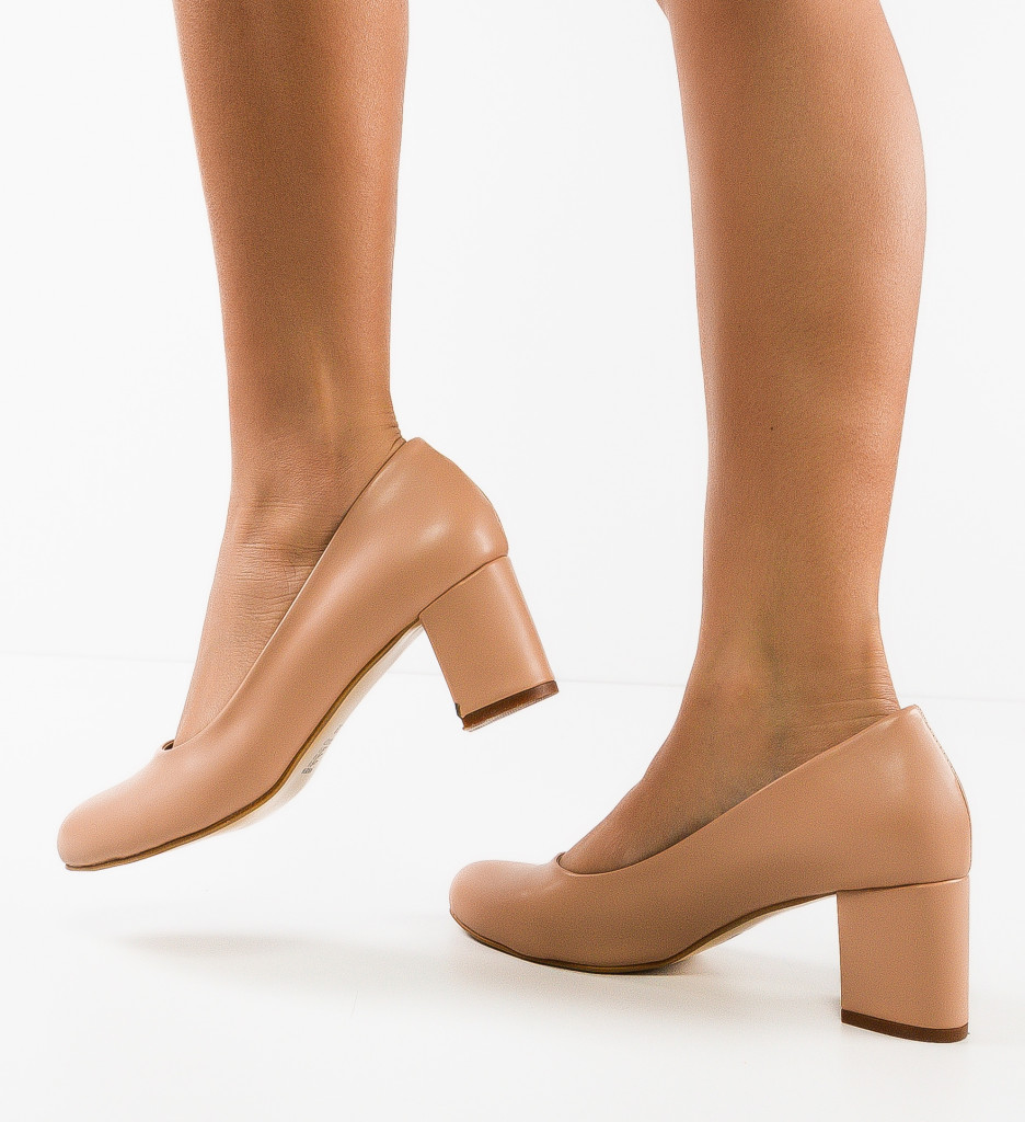 Pantofi Dama Nude Azura | Stil si Eleganta