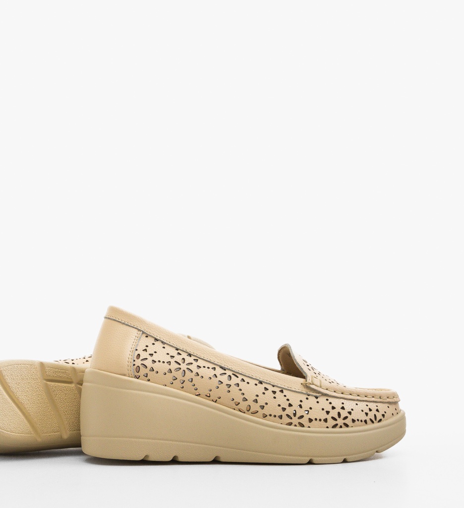 Platforme Dama Myzy Bej | Stil și Confort Casual - imagine 3