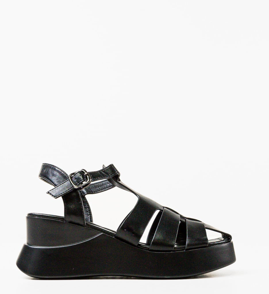 Sandale Dama Kelorit Negre - Eleganță și Confort - imagine 5