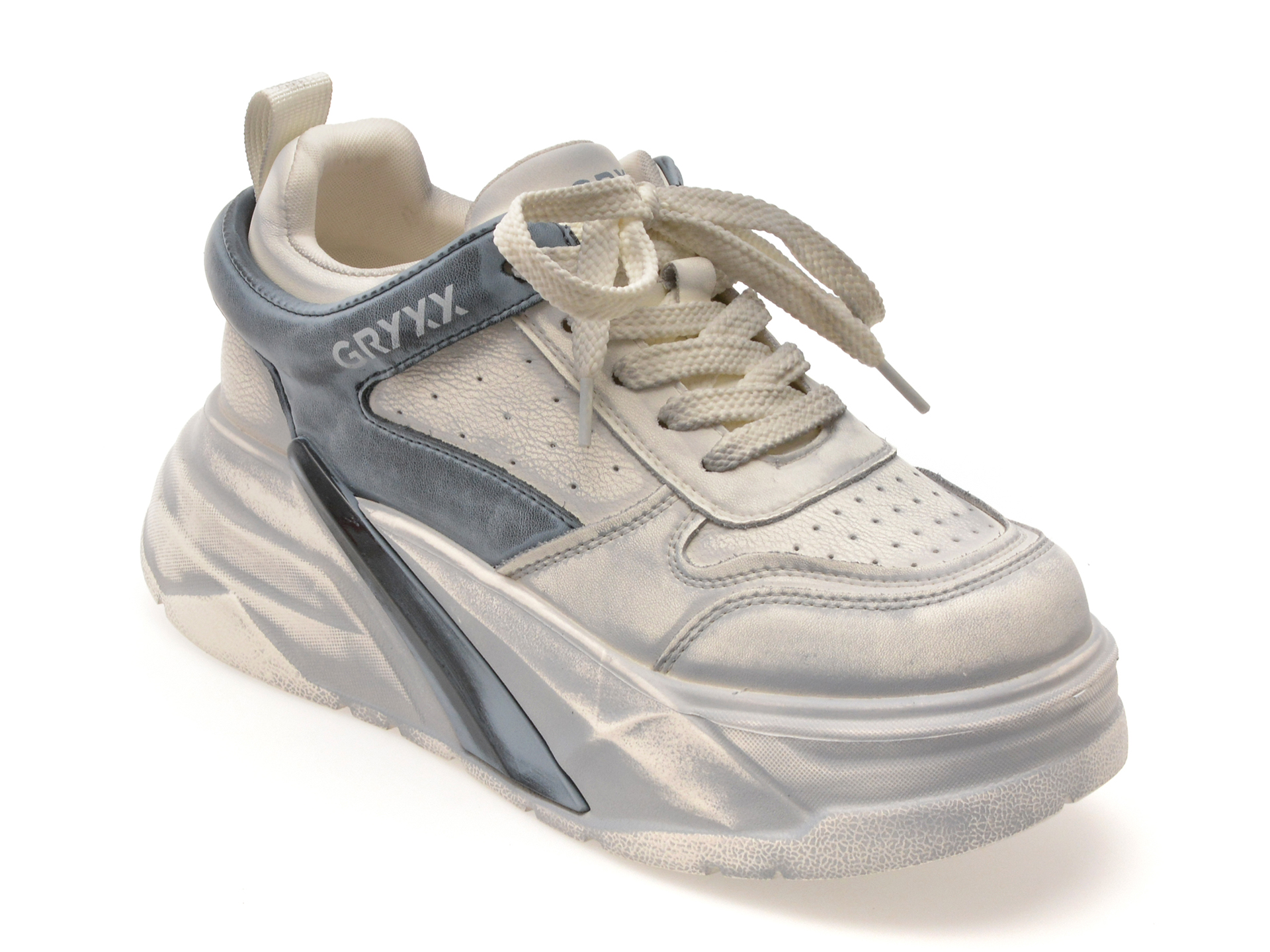 Pantofi Sport Gryxx Piele Naturală Alb
