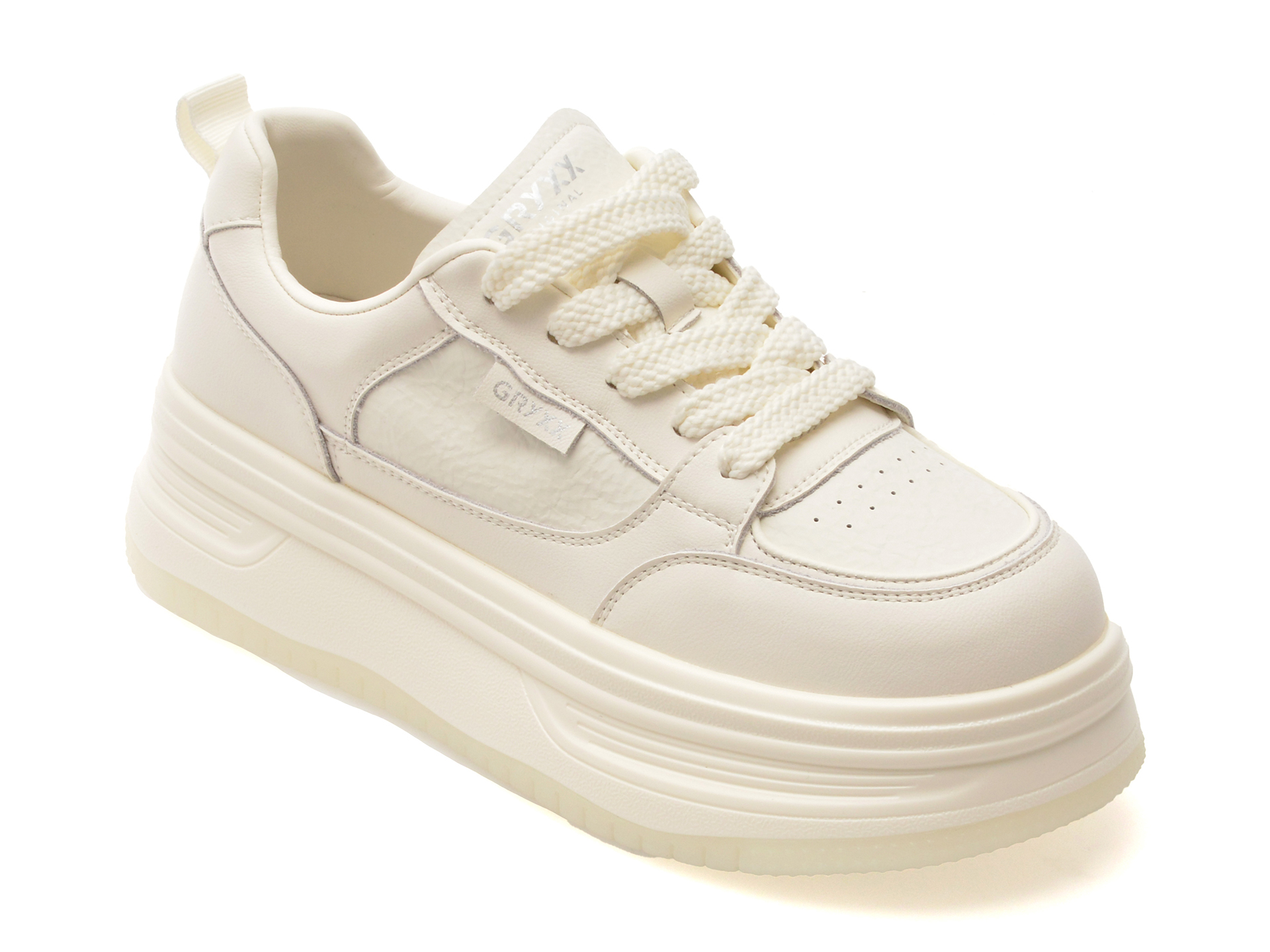 Pantofi GRYXX albi din piele - Confort & Stil