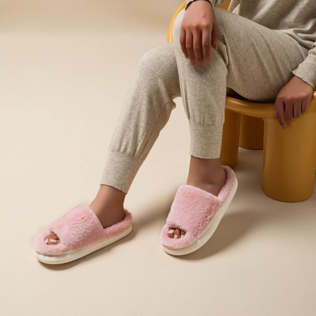 Papuci de casă SoftSteps Roz, Delis, Comfort