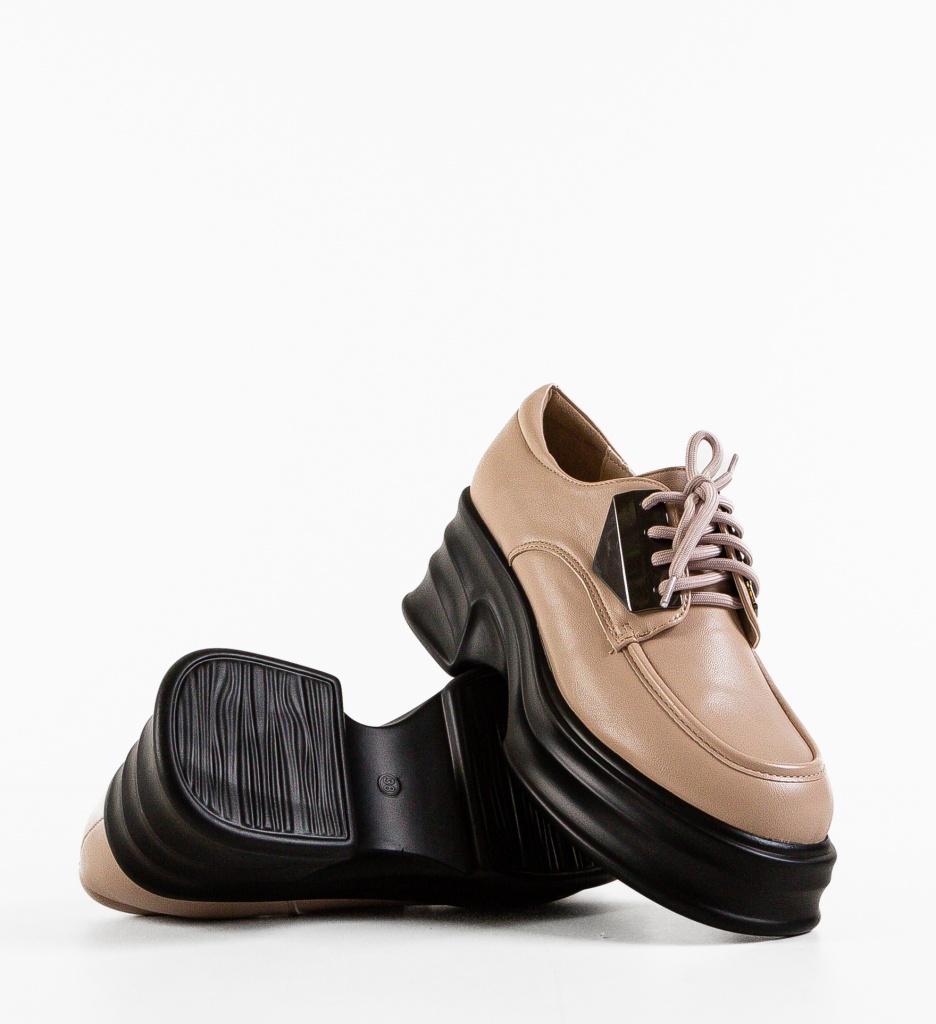 Pantofi Casual Dama Bej Barteon - Eleganță Zilnică - imagine 6