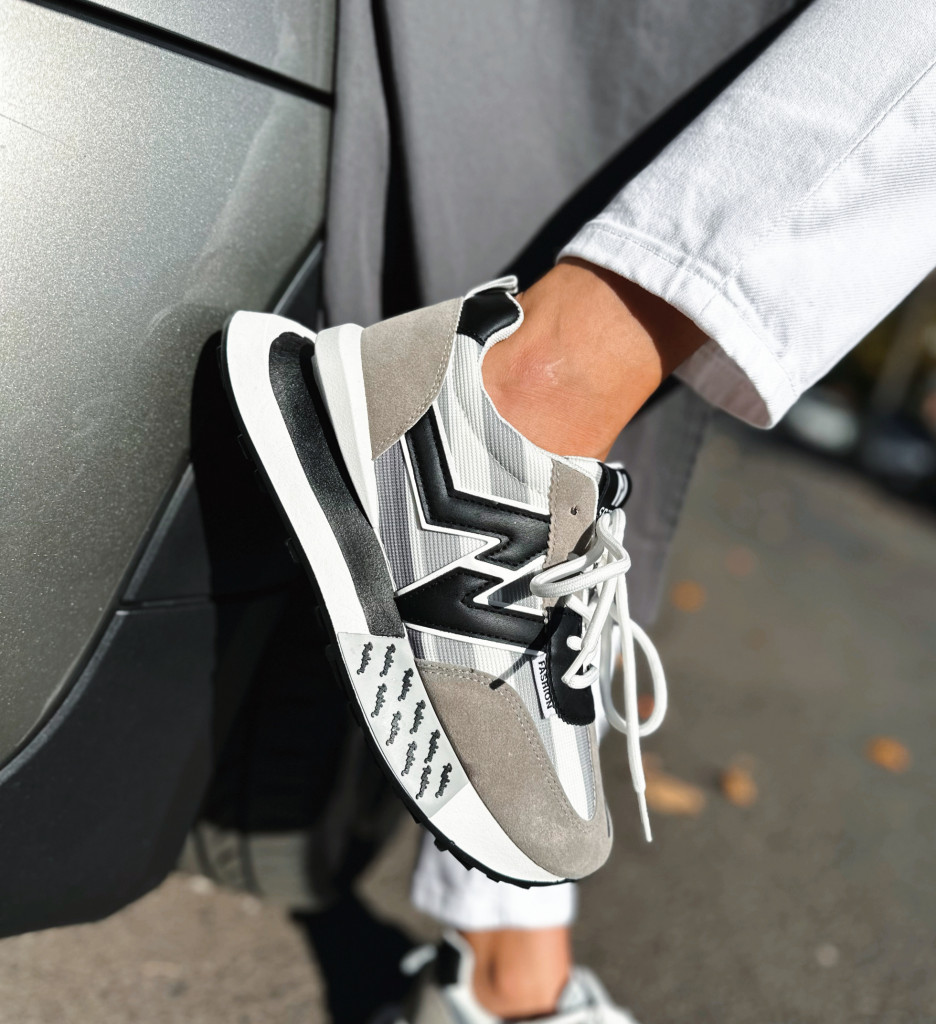 Sneakers Dama Dante Gri - Confort și Stil