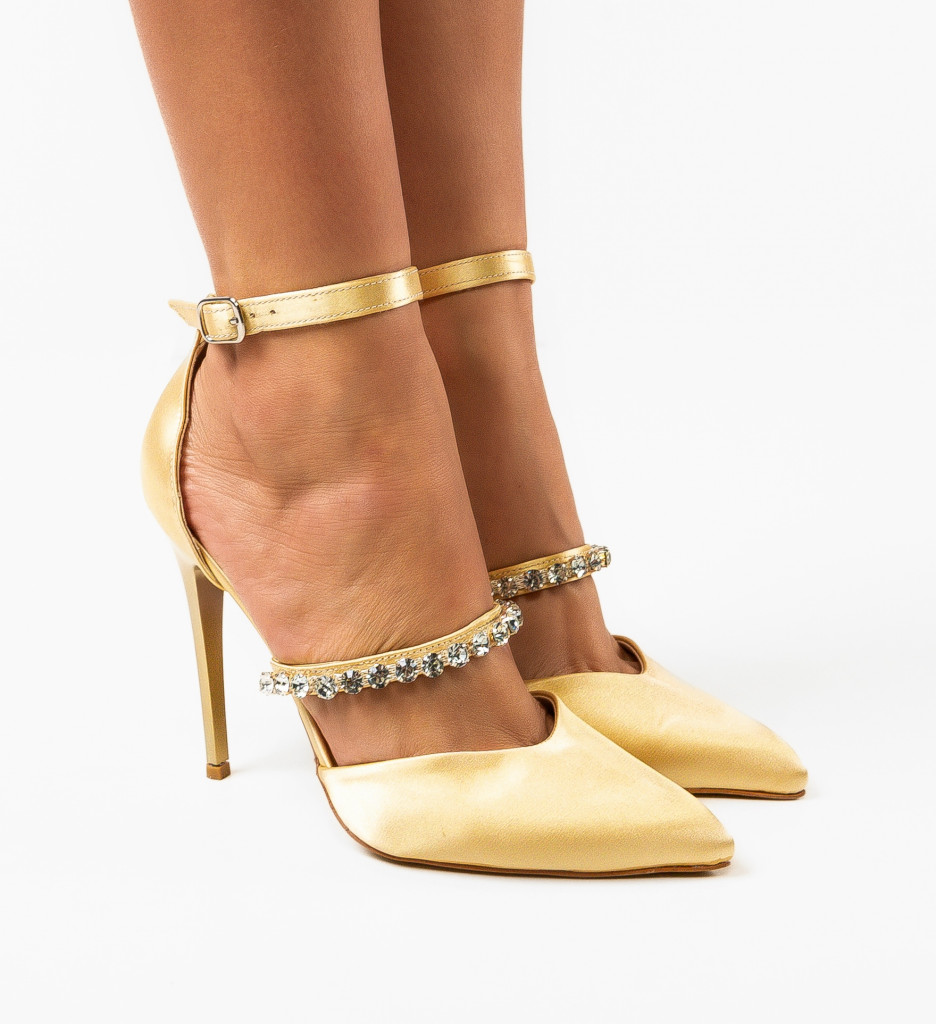 Pantofi Volak Aurii | Eleganță și Stil - imagine 4