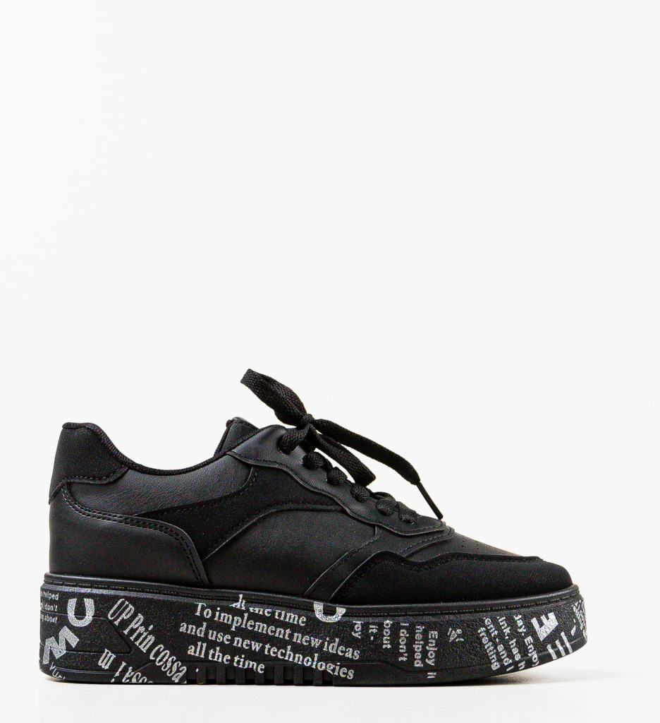 Sneakers Dama Diaz Negri | Stil Urban si Confort - imagine 4