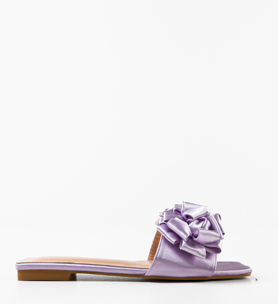 Papuci Dama Ozai Mov - Confort și Eleganță - imagine 4