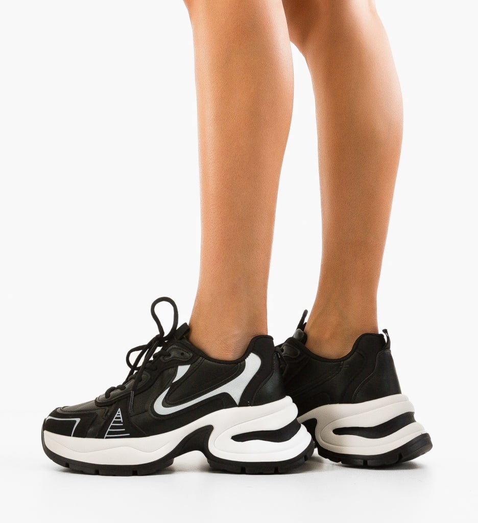 Sneakers Dama Kaya Negri - Confort și Stil Urban