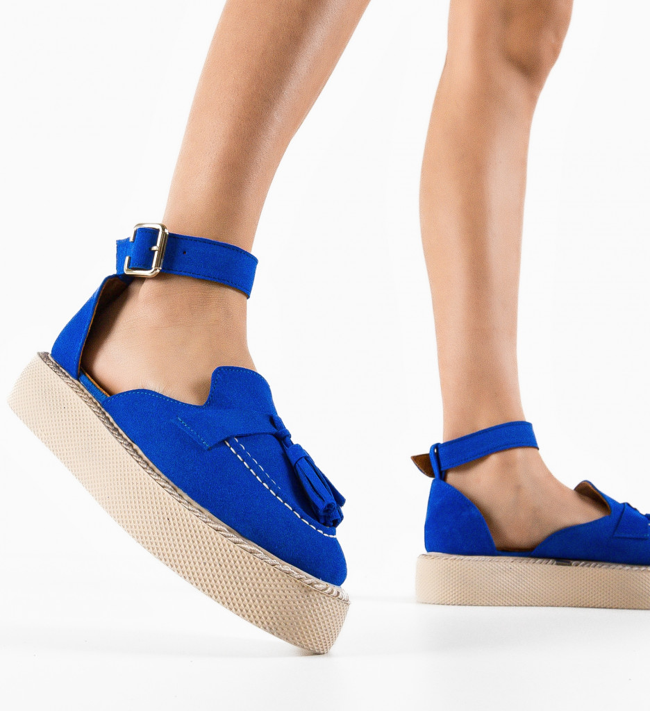 Pantofi Casual Cestus Albastri - Confort Zilnic - imagine 2