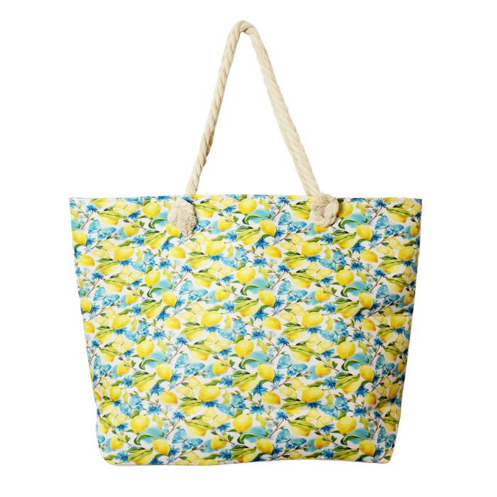 Geantă Plajă Shopika cu Model Mediteranean