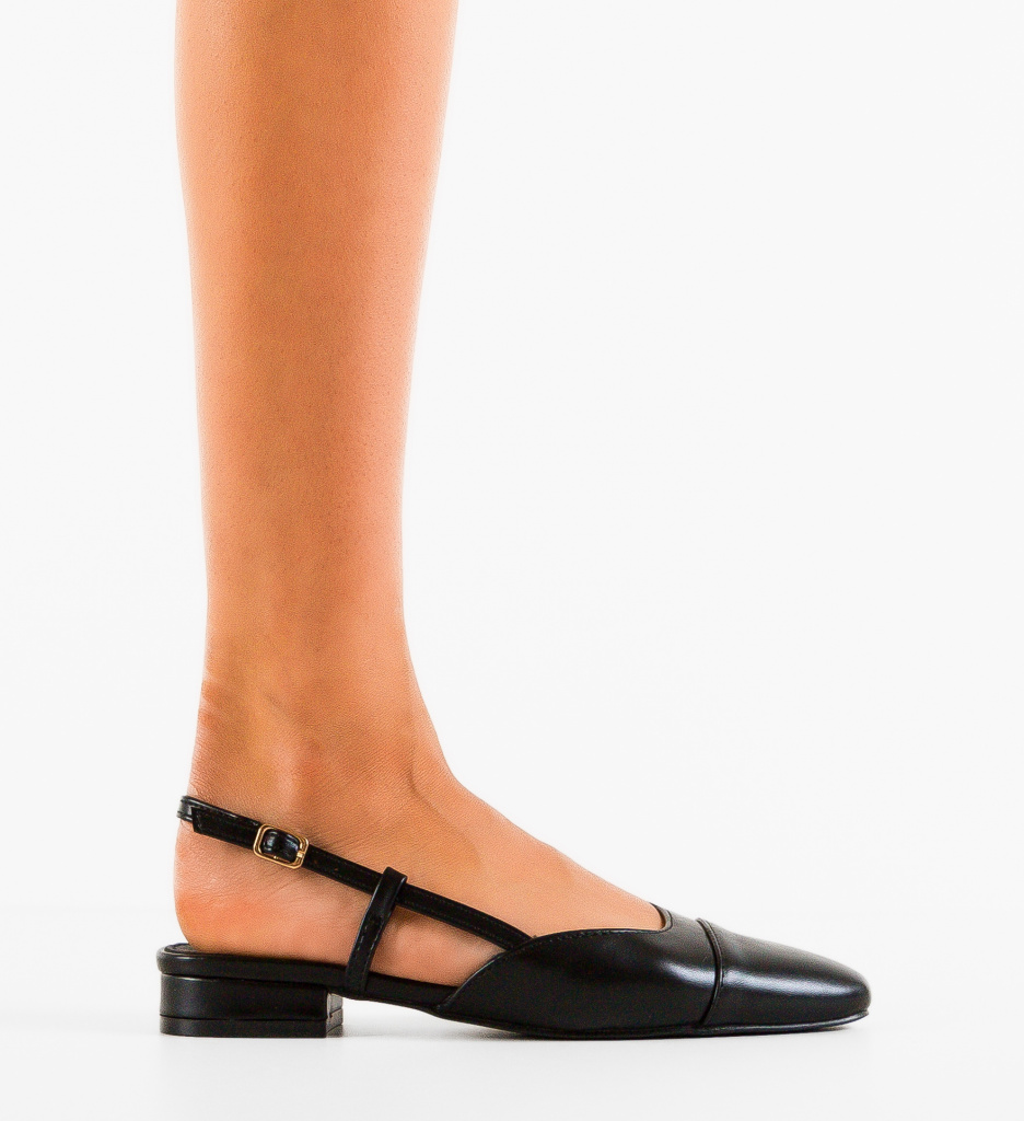 Pantofi cu Toc Karuna Negri - Eleganță Asigurată - imagine 4
