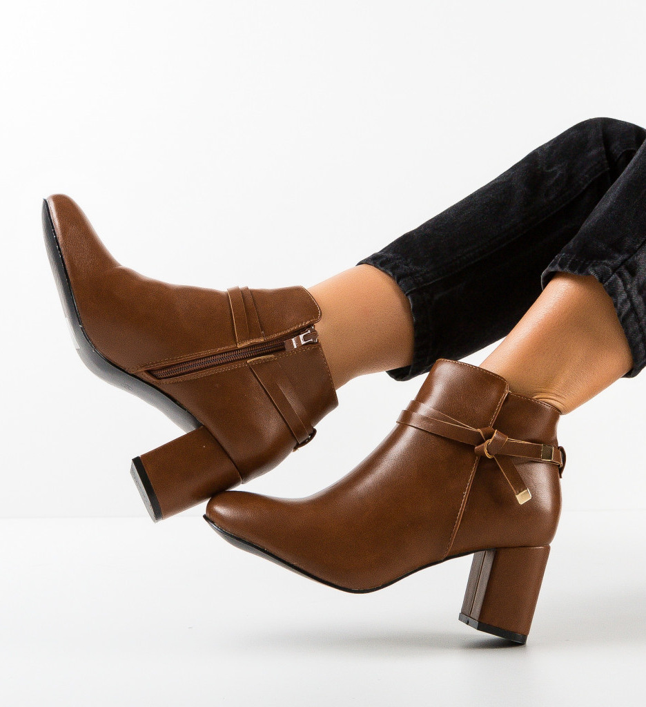 Botine Walton Camel | Eleganță și Confort - imagine 3