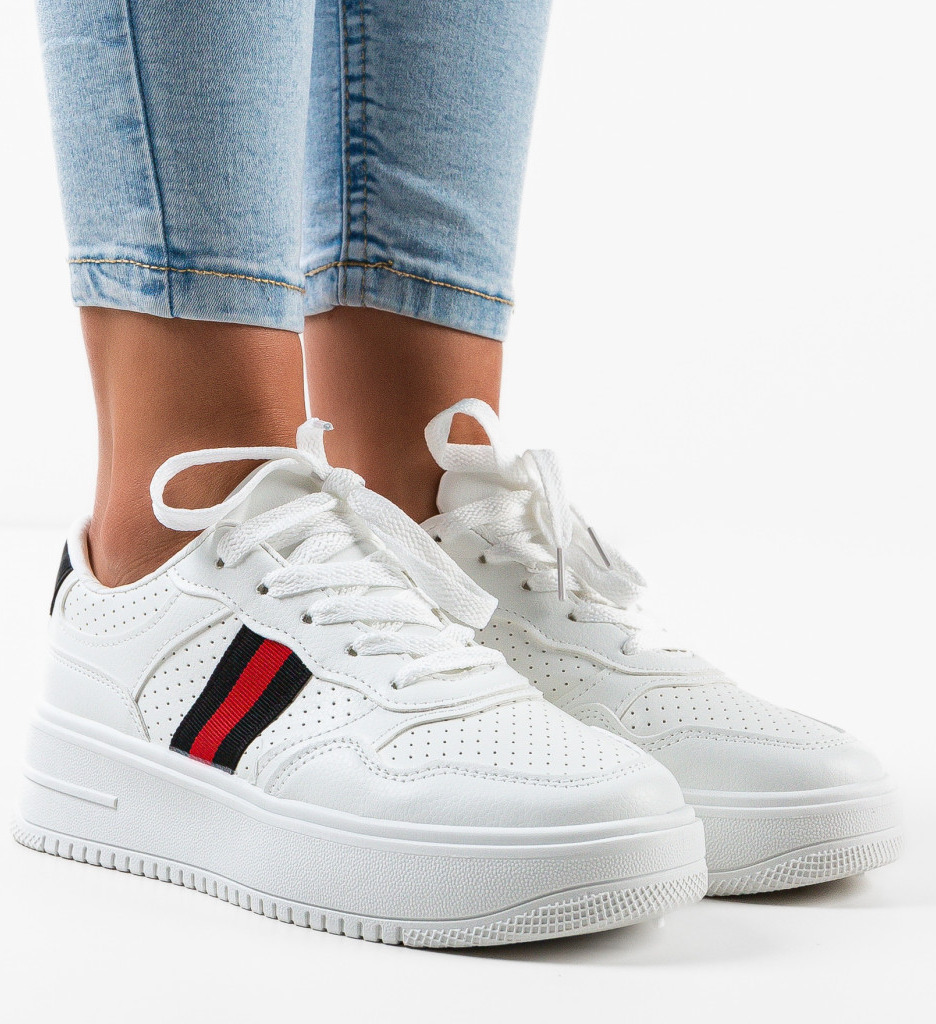 Sneakers Dama Adil Albi 2 - Confort și Stil