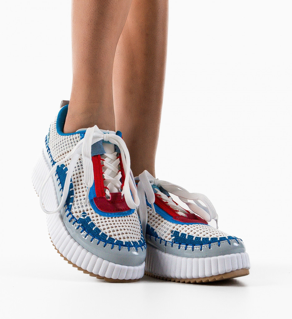 Pantofi Sport Duffy Stein Albastri - Confort - imagine 2