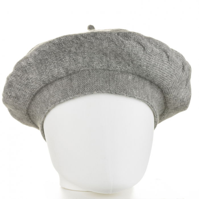 Bereta Gri Lână Shopika | Eleganță și Căldură