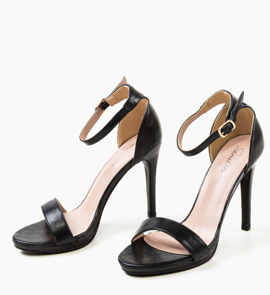 Sandale Caesonia Negre | Eleganță și Stil - imagine 5