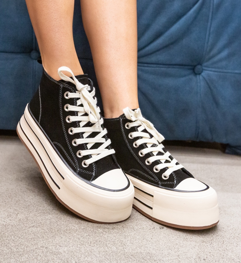 Sneakers dama Overse Negri | Sport & Stil Casual - imagine 4