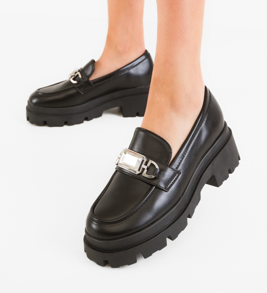 Pantofi Casual Dama Kajus Negri - Confort & Stil - imagine 3