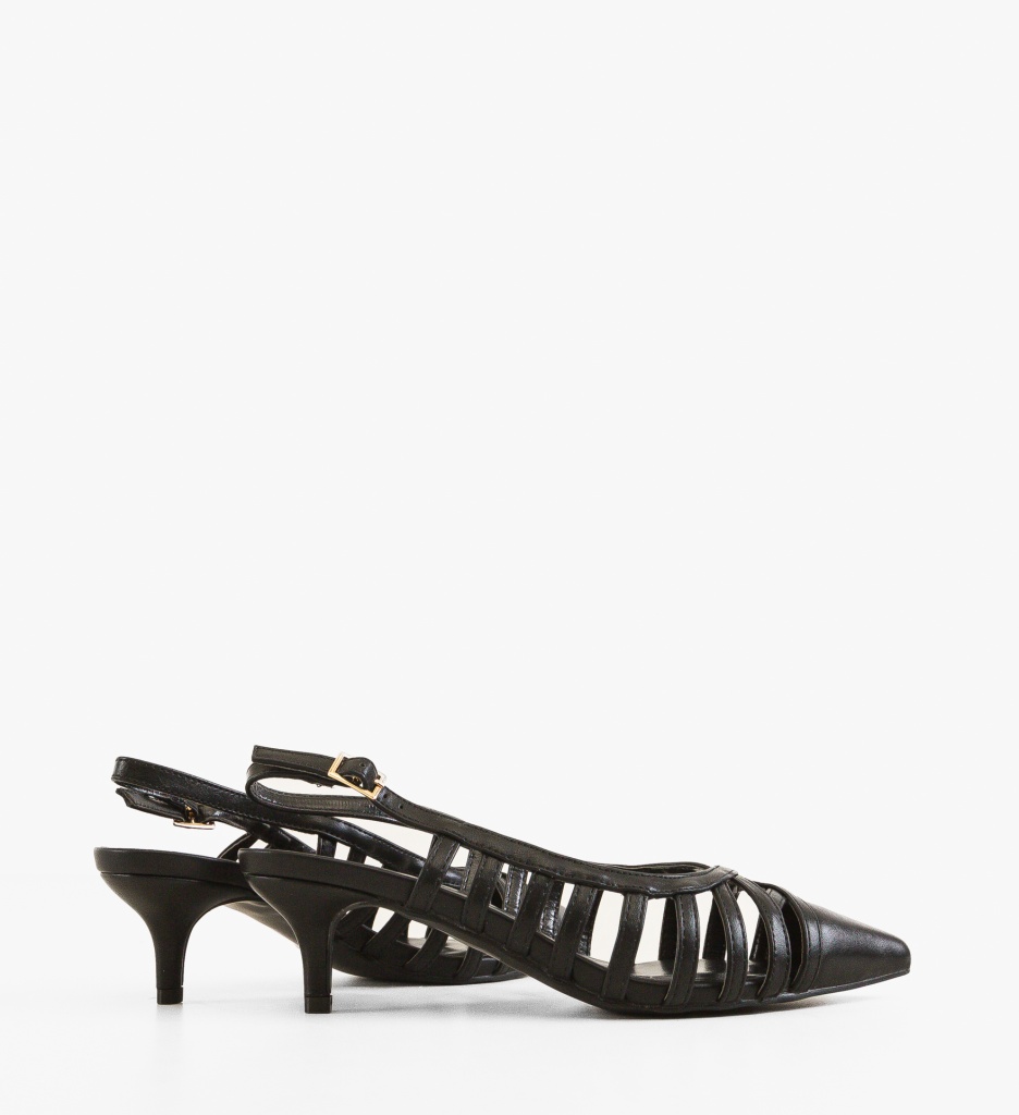 Pantofi Dama Glass Negri | Eleganță și Stil - imagine 4