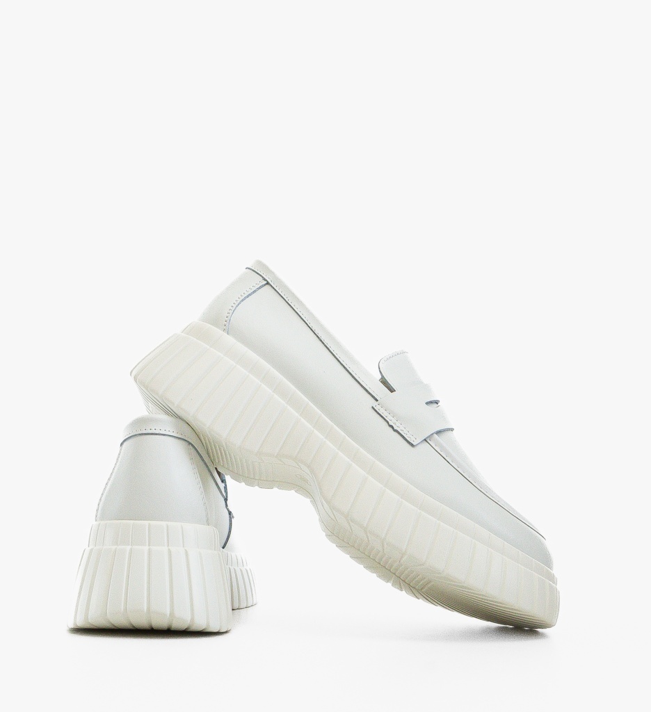 Pantofi Casual Kalte Albi - Stil și Confort Zilnic - imagine 2