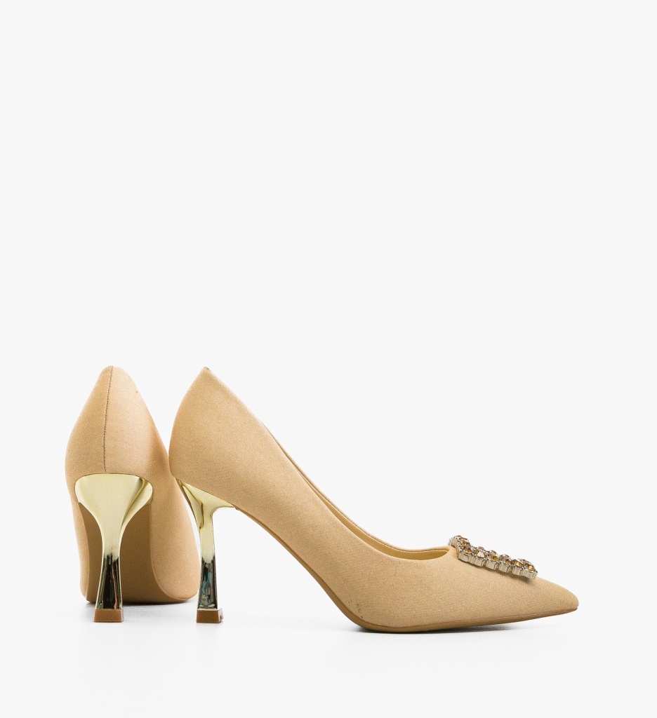 Pantofi Dama Galeo Aurii Eleganți - imagine 3