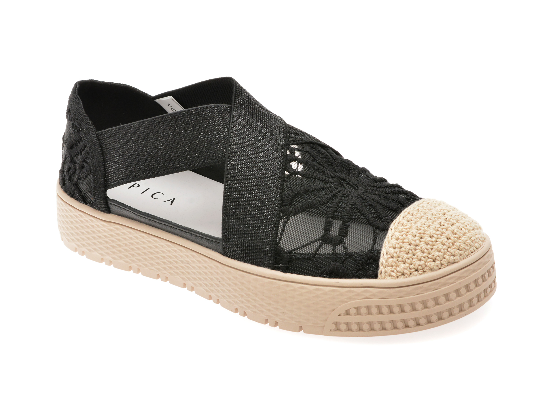 Pantofi Casual Epica Negri Confort