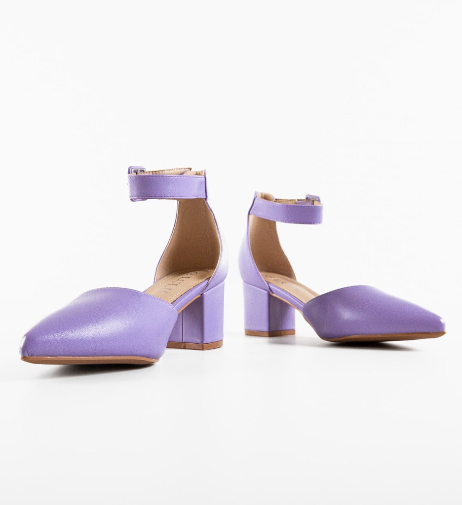 Pantofi Anerose Mov | Eleganță și Stil - imagine 6
