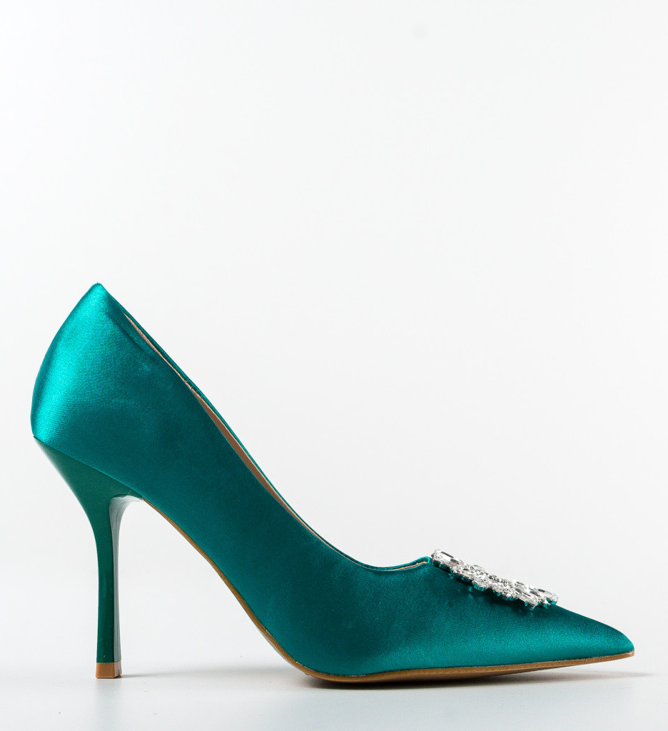 Pantofi Amayah Verzi | Eleganță și Stil - imagine 5