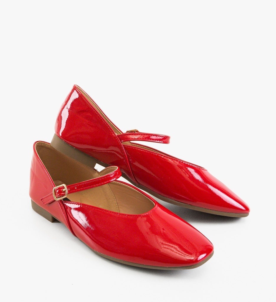 Balerini Dama Perre Rosii - Eleganță și Confort Casual - imagine 9