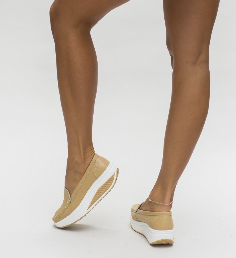 Pantofi Musta Bej | Confort și Eleganță Casual - imagine 3