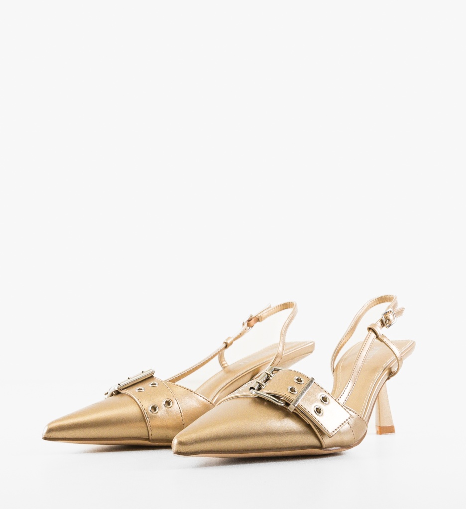 Pantofi Dama Chuks Aurii | Eleganta Asigurata - imagine 3