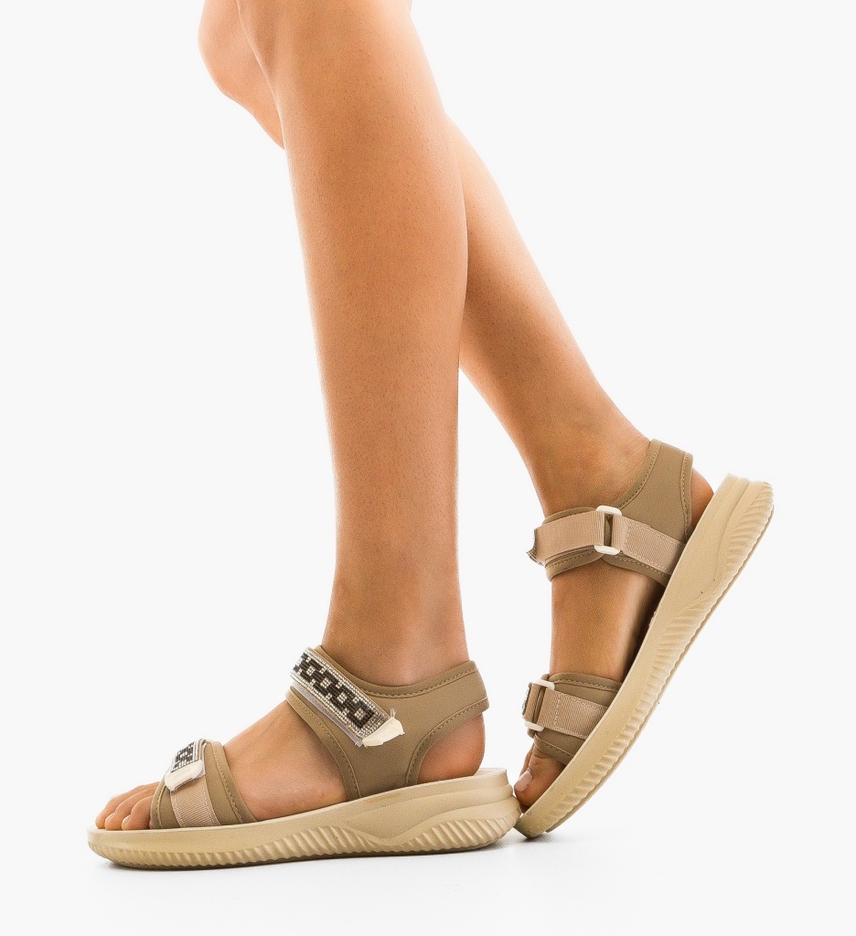 Sandale Berhy Khaki | Confort & Stil Zilnic