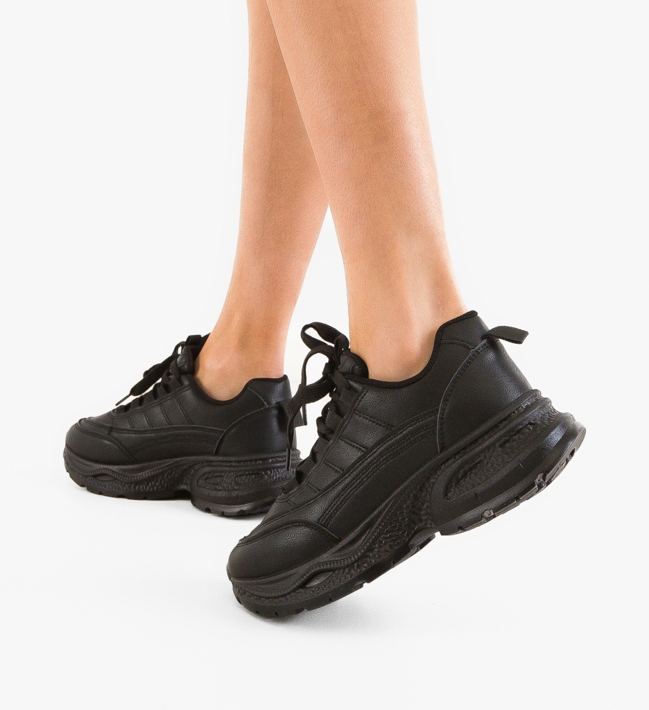 Sneakers Norius Negri - Confort și Stil Urban - imagine 2