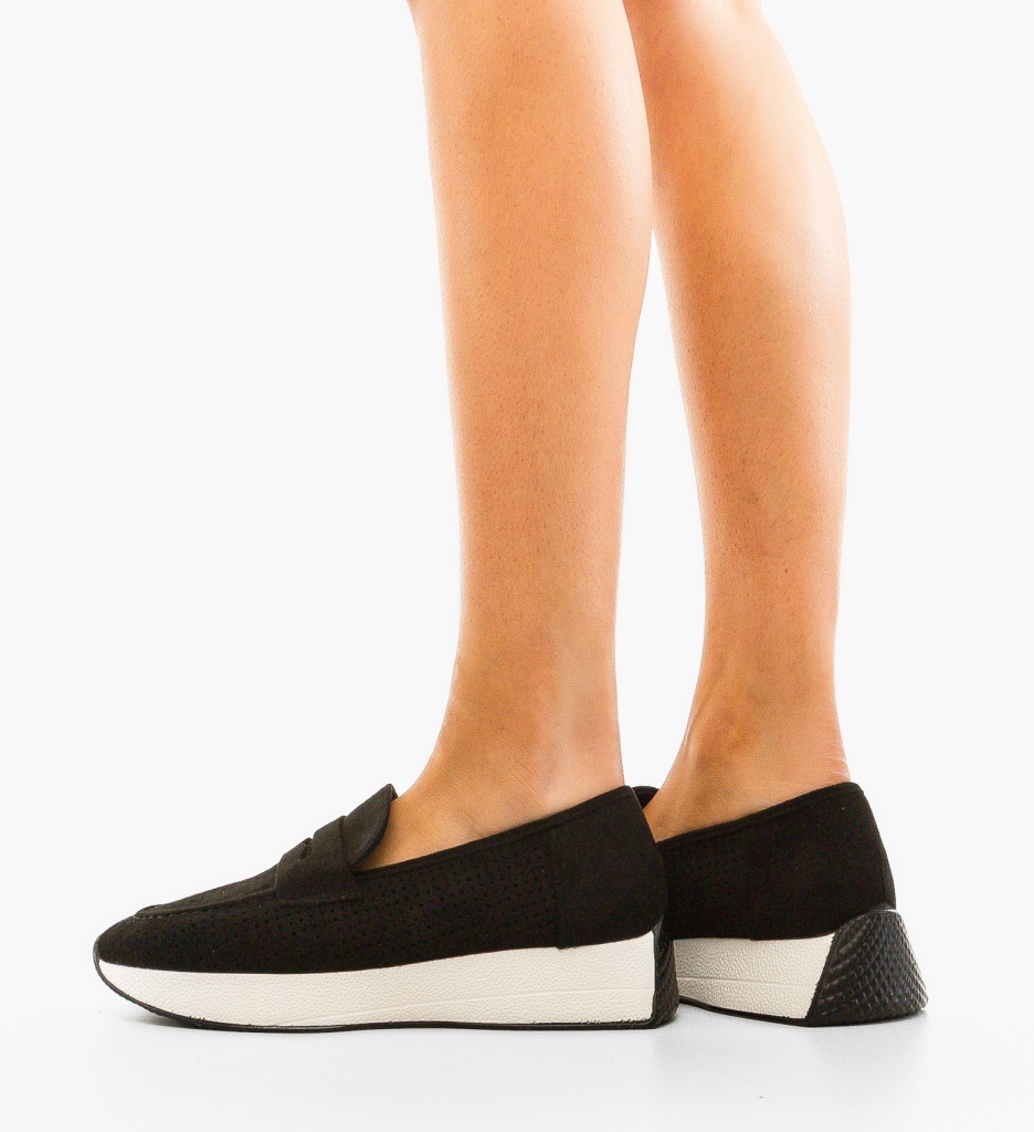 Pantofi Casual Dama Rose Negri - Confort și Stil - imagine 1
