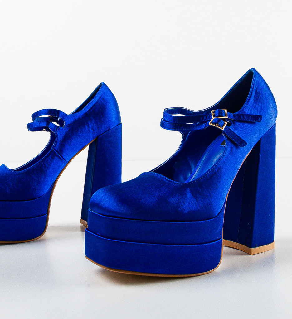 Pantofi Dama Rivera Albastri | Eleganță Asigurată - imagine 5