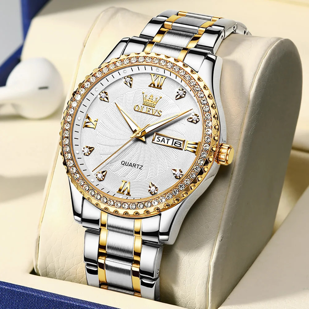 Ceas Barbatesc Olevs CS1710 - Stil Elegant Clasic - imagine 6