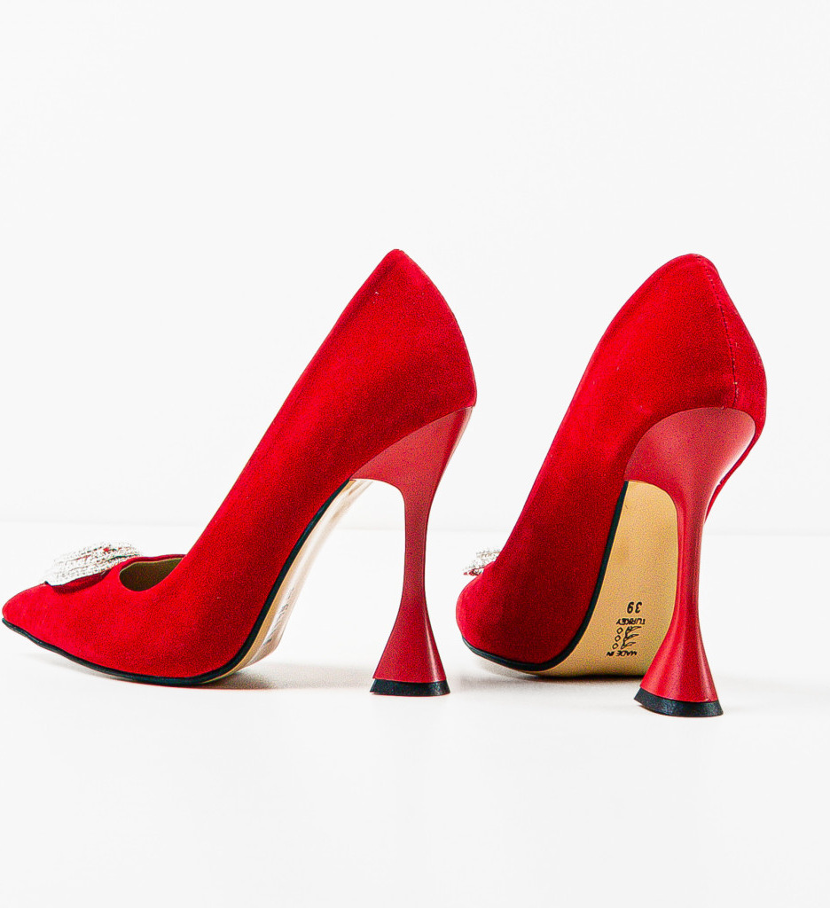 Pantofi cu Toc Rosii Darino - Eleganță Asigurată - imagine 5