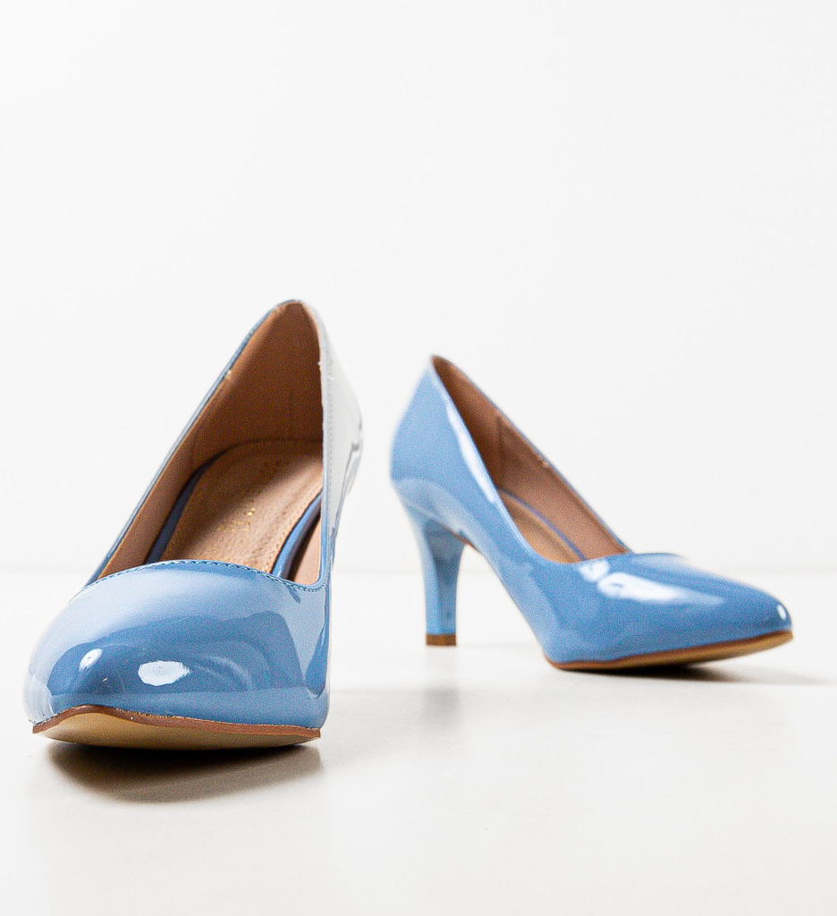 Pantofi cu Toc Hugo Albastri | Eleganță Asigurată - imagine 7