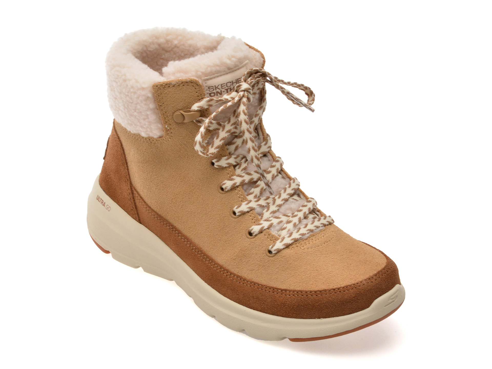 Ghete Skechers Glacial Ultra din piele întoarsă